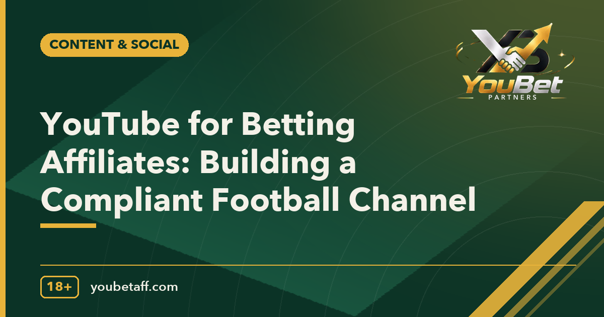 YouTube for Betting Affiliates: Building a Compliant Football Channel
